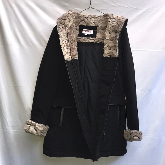 Alia Winter Jacket With Faux Fir Trim - Picture 4 of 12